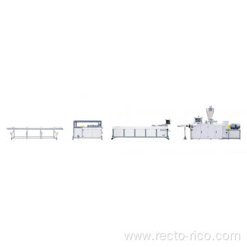 PVC plastic pipe extrusion machine